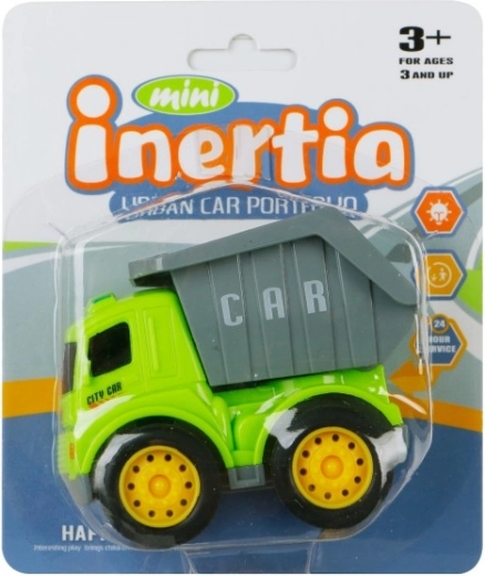 Mini push-and-go construction vehicle