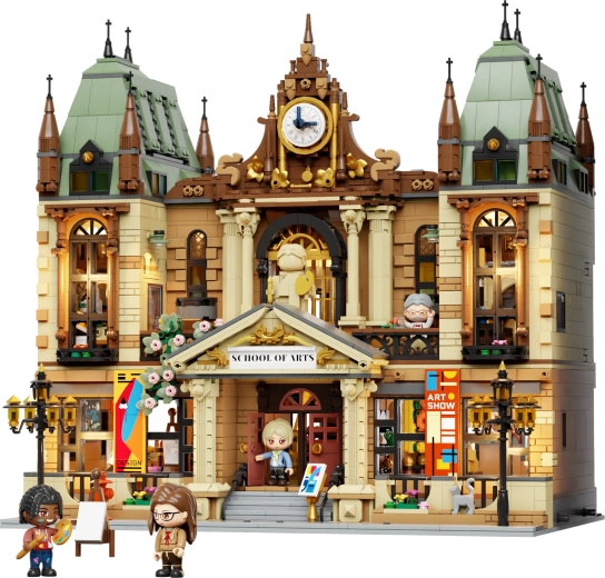 Impressive School of Art façade full of details