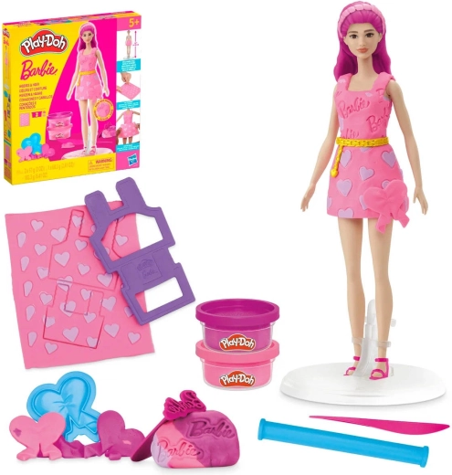 Play-Doh Barbie Hearts and Hair Creative Set