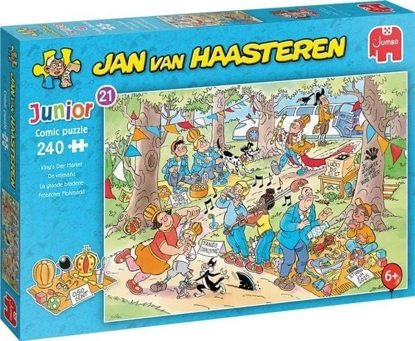 JUMBO Пъзел Jan van Haasteren Junior Кралски пазар, 240 части