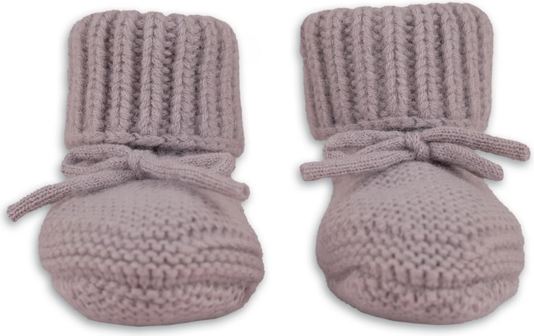 Lodger merino booties Rose (0–6 months)