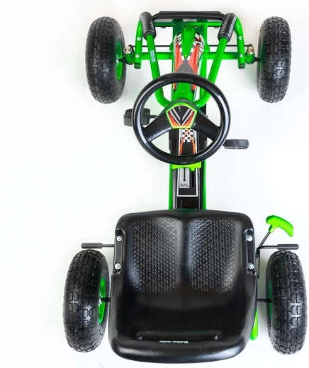 Full control: forward/reverse, freewheel and hand brake