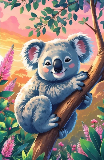 Пъзел Treflíci: Коала 54 части