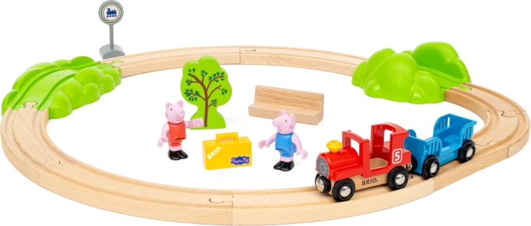 BRIO World Peppa Pig train set