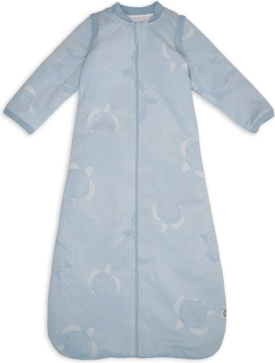 Lodger sleeping bag with removable sleeves matcha blue fogg, size 68/80