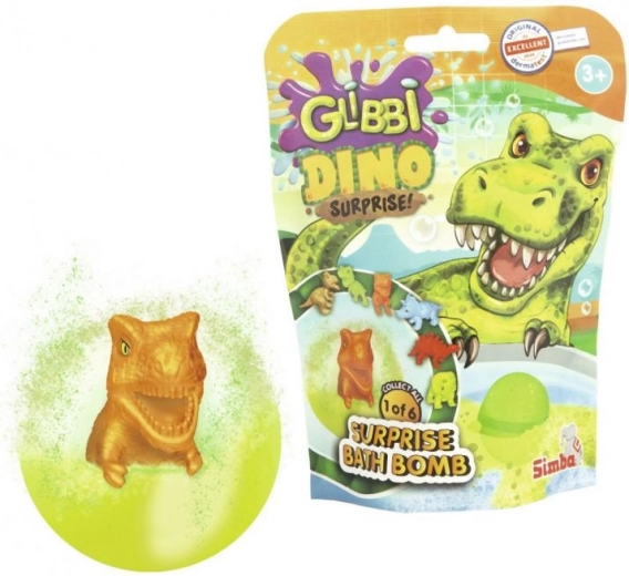 Glibbi Dino Surprise ефервесцентна бомба с изненада