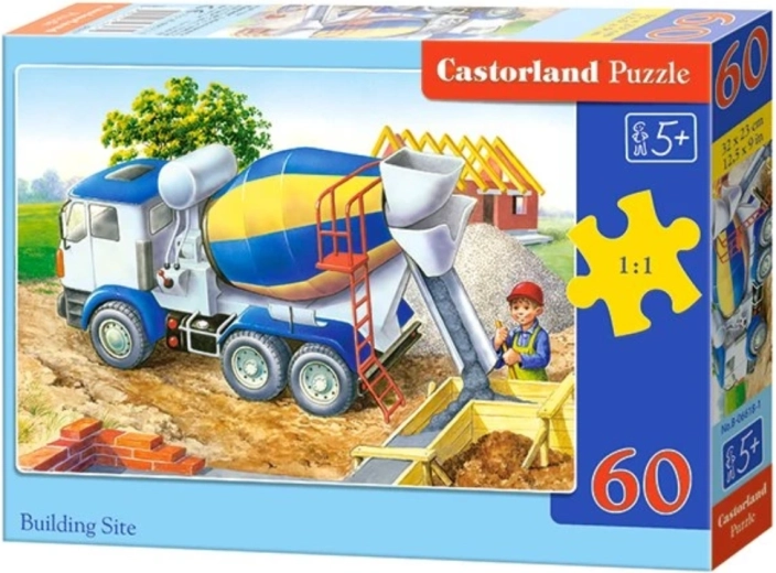 Children's Construction Site Puzzle, 60 Pieces