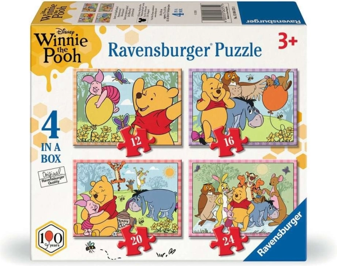 Пъзел Ravensburger Мечо Пух 4 в 1 (12, 16, 20, 24 части)