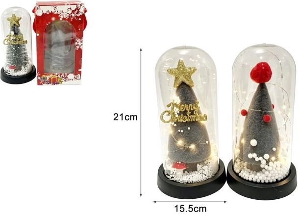 Christmas tree decoration with light