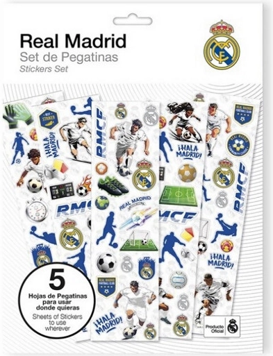 REAL MADRID Stickers – set of 92 pcs