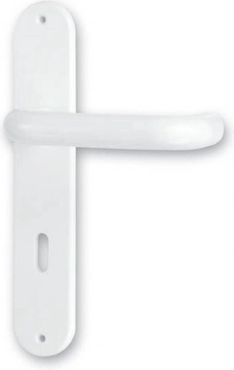 standard white plastic handle 90 mm