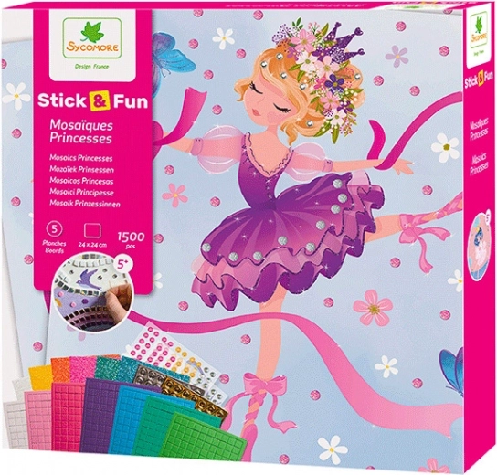 Stick & Fun Mosaic Princess Ballerinas