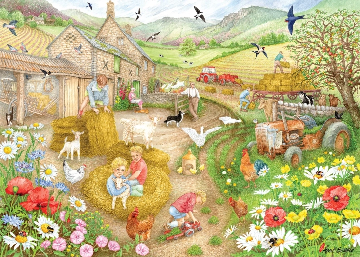 Falcon puzzle Haymaking 1000 pieces
