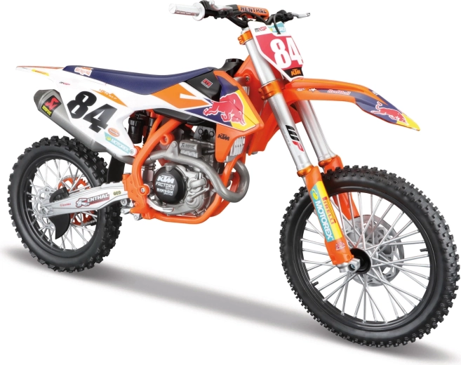 Maisto мотоциклет Red Bull KTM 450 SX-F Factory Edition 2018 Jeffrey Herlings #84 1:6