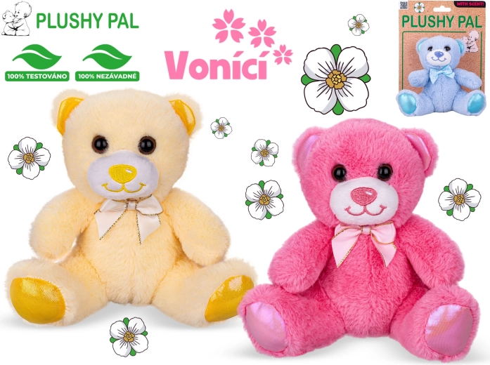 Plushy Pal 15 cm Teddy Bear with Bow and Fragrance