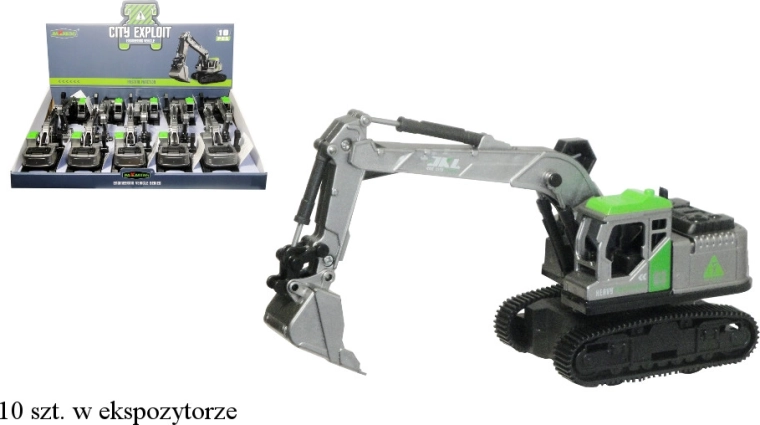 Construction excavator with moving parts for kids