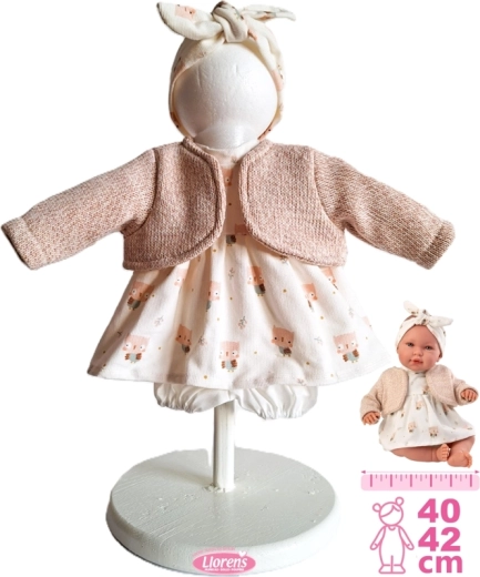 Дрехи за кукла New Born 40–42 см, комплект от 4 части Llorens