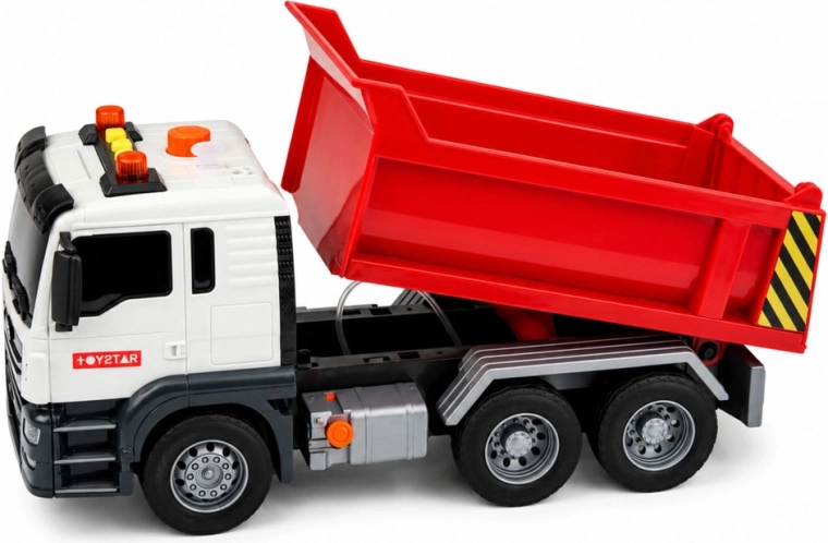 Automatically raised tipping bed