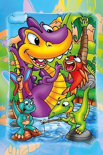 Wooden puzzle Dinosaurs Fishing 16 pieces