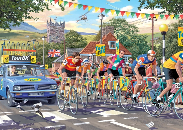 Falcon puzzle Cycling Race 1000 pieces – Jan van Haasteren