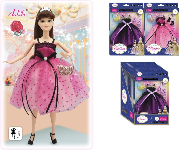Classic Princess Dress for a 30 cm Doll