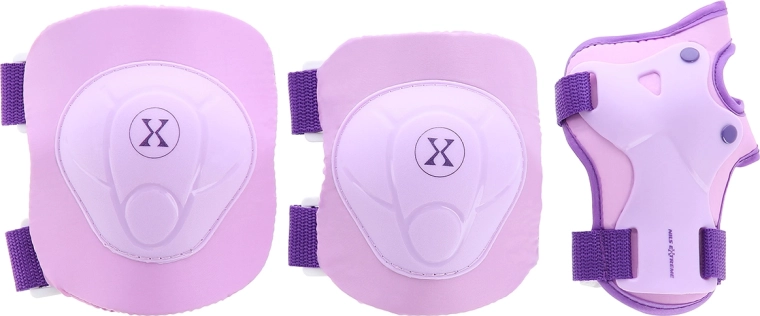 NILS Extreme H704 Protective Gear Set – Purple – L