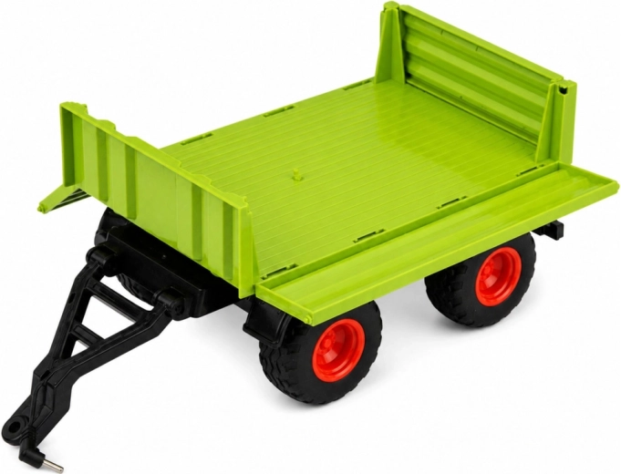 Tipping trailer with automatic lifting