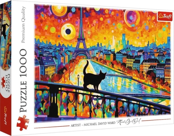 Puzzle 1000 pcs Cats in Paris