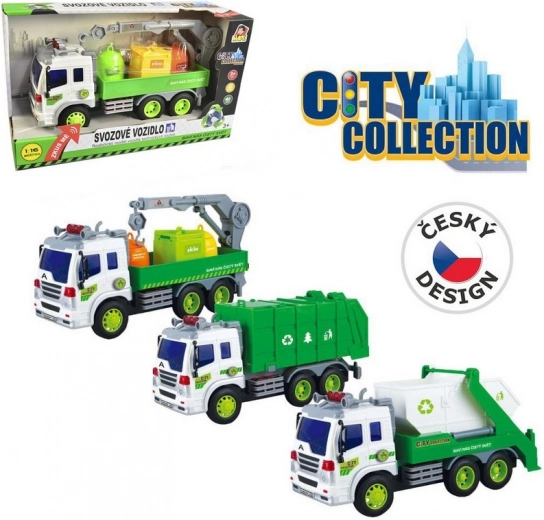 Камион за боклук с маховик City Collection