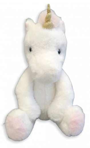 Plush White Unicorn 40 cm