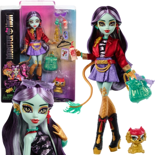 Monster High Jinafire Long Doll with Cloudy Pet