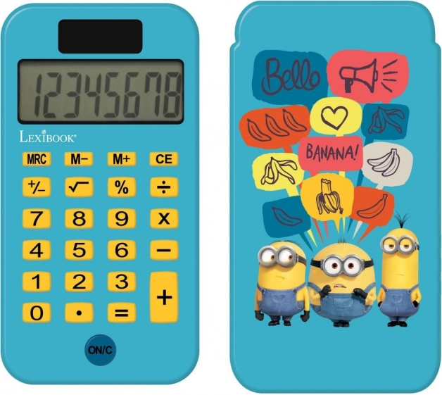 LEXIBOOK pocket calculator with MINIONS design for kids