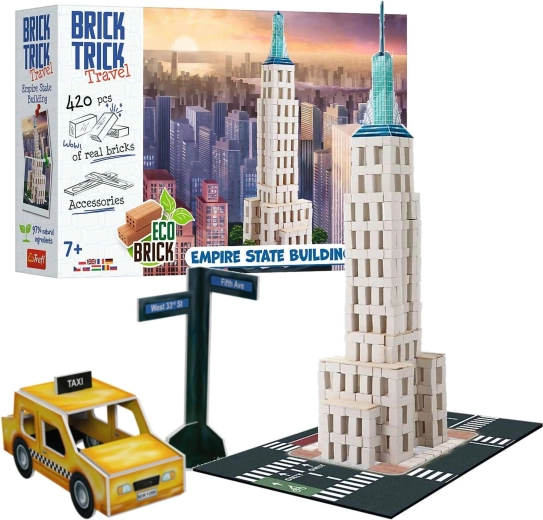 Outlet Trefl Brick Trick Travel Empire State Building – building set made of real bricks - 1 piece