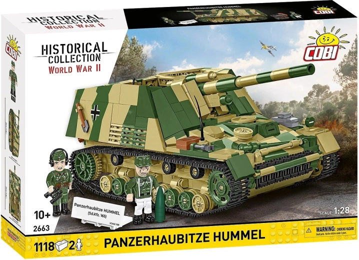 COBI Building Set Panzerhaubitze HUMMEL – self-propelled howitzer 1:28, 1118 pieces