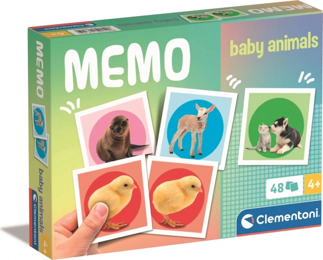 Мемо игра с животинчета CLEMENTONI
