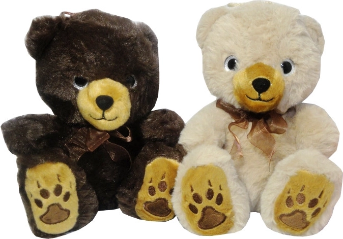 Medium Plush Teddy Bear, Natural
