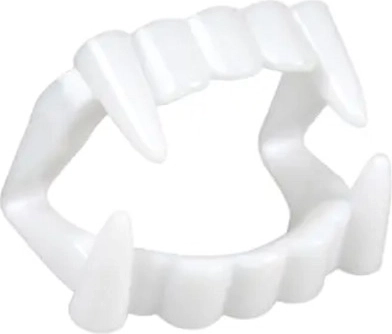 Plastic vampire fangs