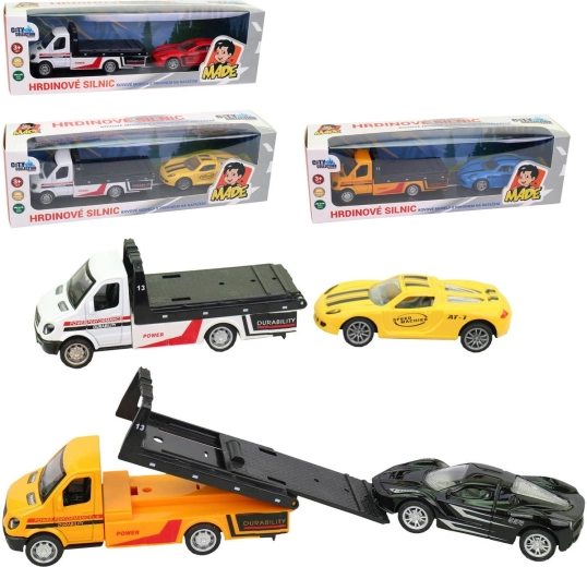 City Collection Tow Truck with Sports Car