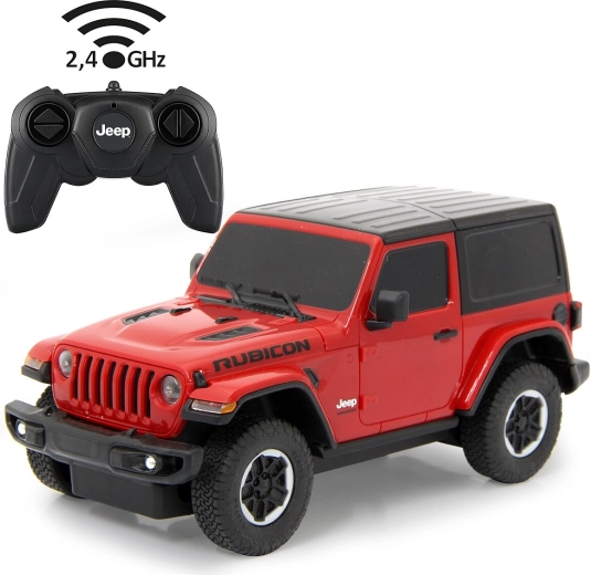 Jamara Jeep Wrangler JL RC кола 1:24 червена 2,4 GHz