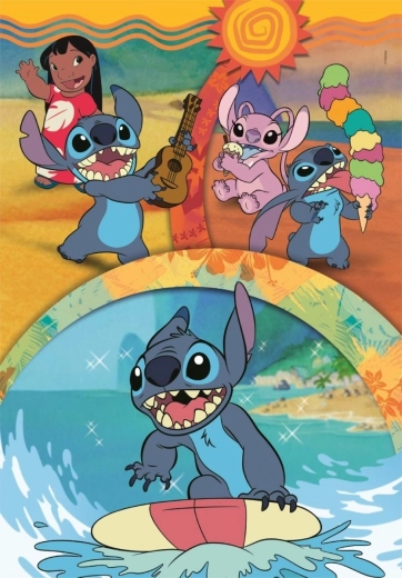 Пъзел Stitch и приятели 104 части