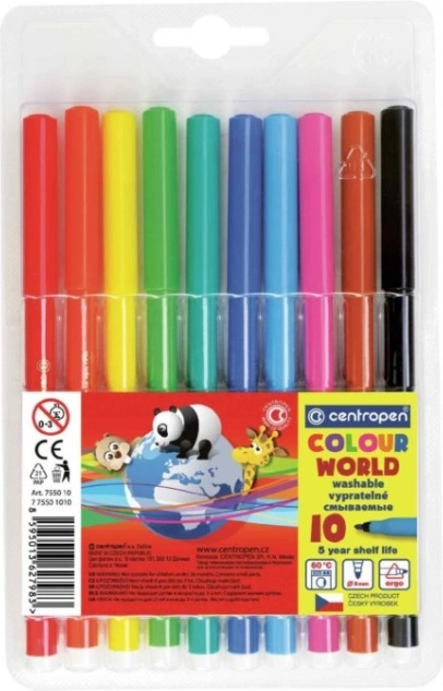 Centropen set of markers 10 colors