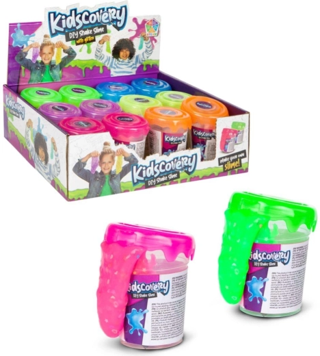 Kidscovery slime-making set – 6 colors (12 pcs per box)