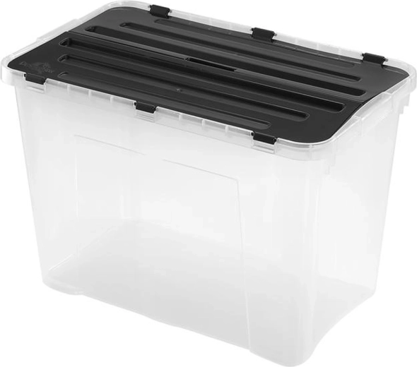 Пластова кутия за съхранение с капак HEIDRUN Classic 60 l