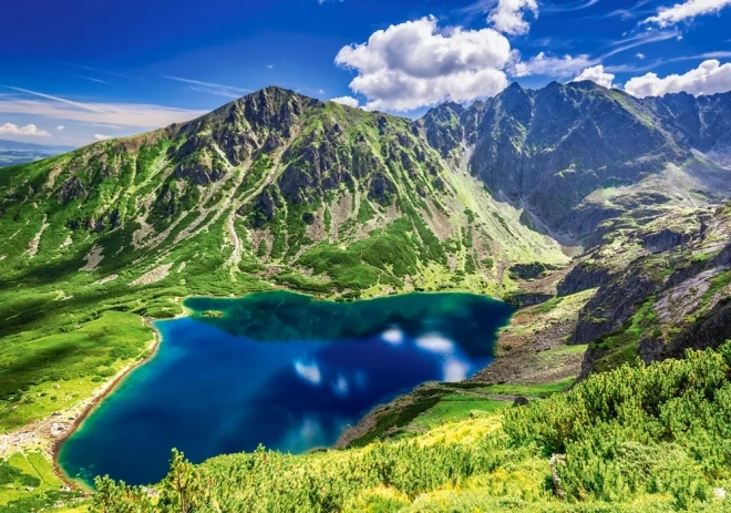 Пъзел 500 части Czarny Staw Gąsienicowy, Татри, Полша