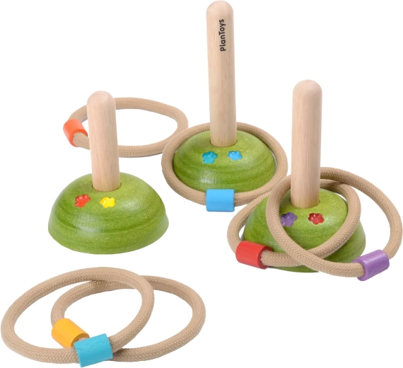 PlanToys хвърляне на халки – ливада