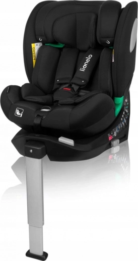 Детско столче за кола Lionelo Braam Air i-Size 40-150 см черно