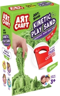 Кинетичен пясък Art Craft зелен 500 г