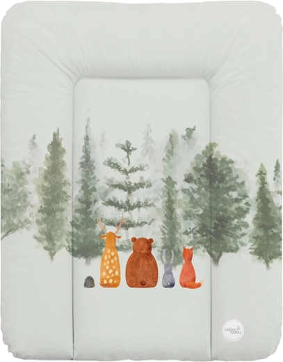 Ceba Baby мека подложка за повиване за скрин 50 × 70 cm basic forest companions