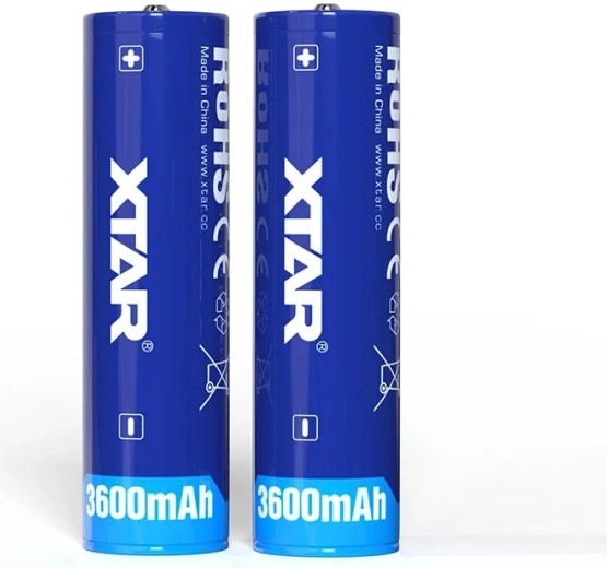 XTAR 18650 Li-ion rechargeable battery 3.6 V 3600 mAh with protection