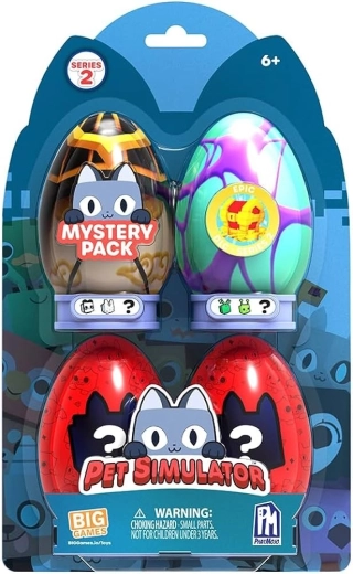Eggs with PET SIMULATOR Figures – set of 4 pcs